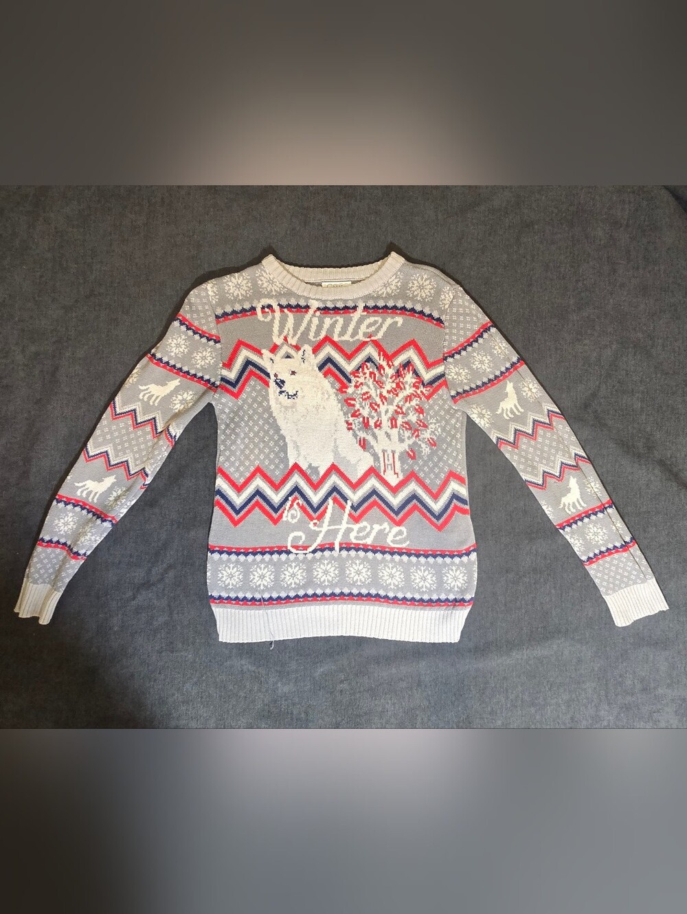 Game Of Thrones Holiday Knit Winter Is Here Sweater Fairisle